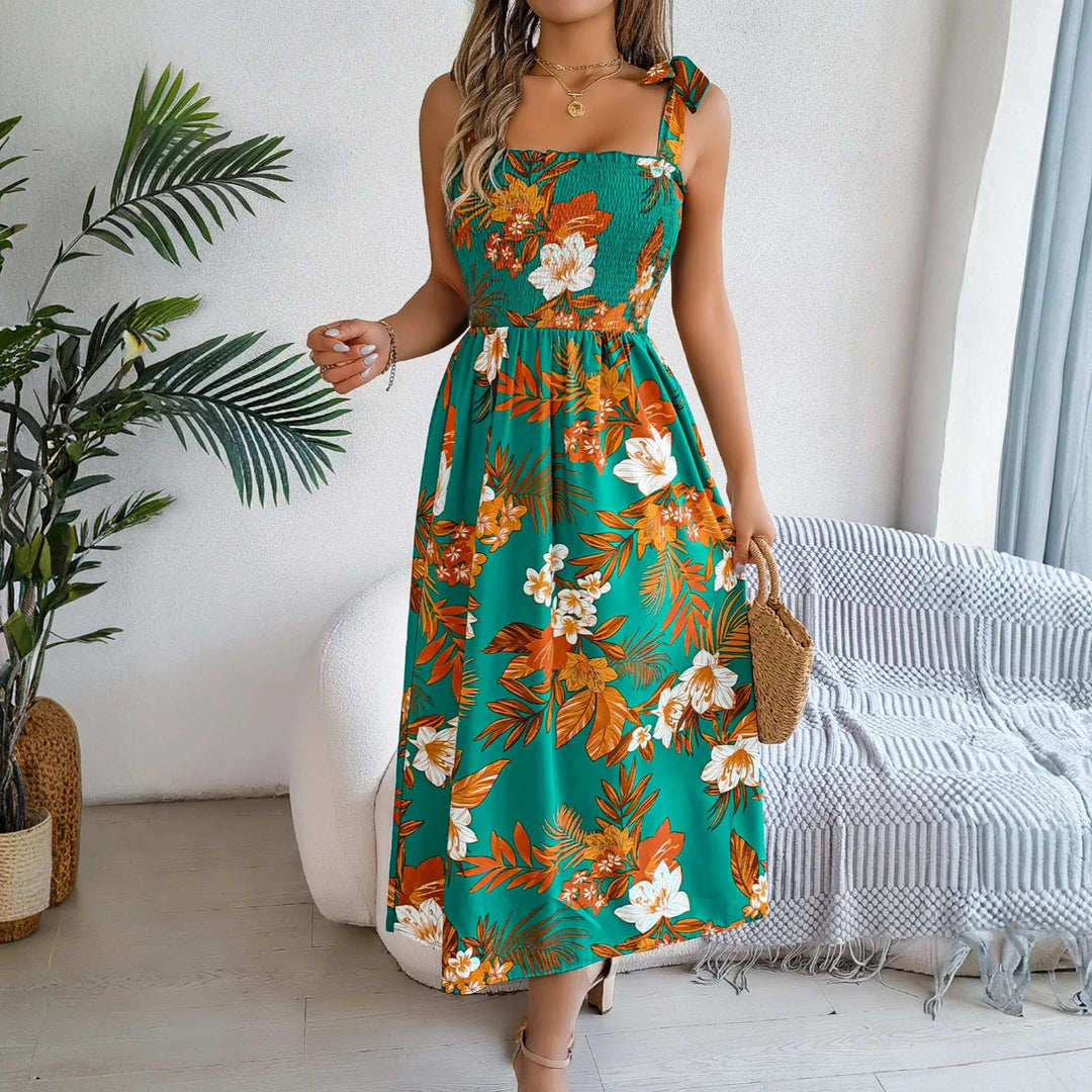 TropiBloom Women Sundress