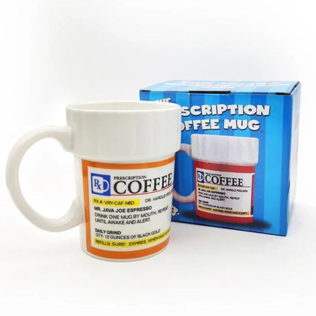 CoffeeRx Prescription Mug