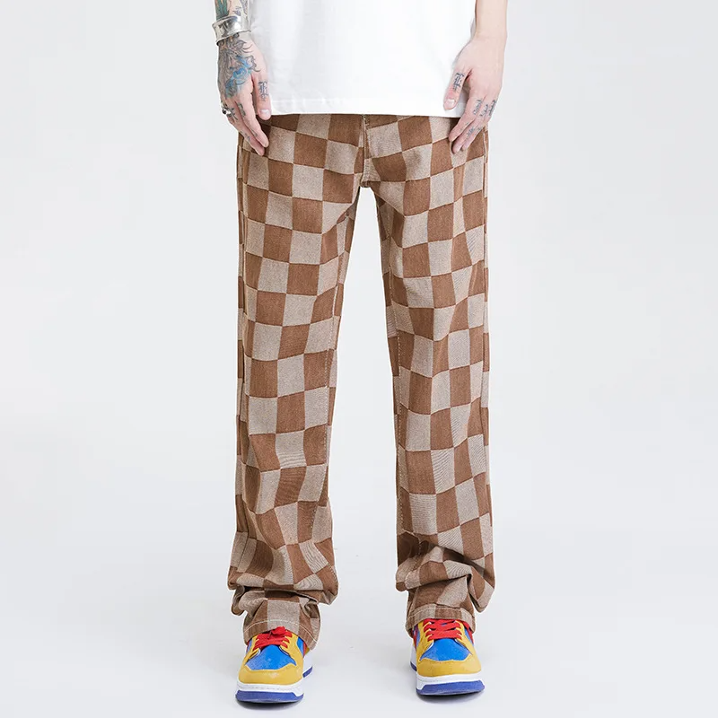 Indigo Renegades Checkered Jeans