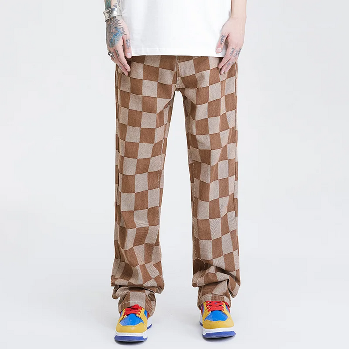 Indigo Renegades Checkered Jeans