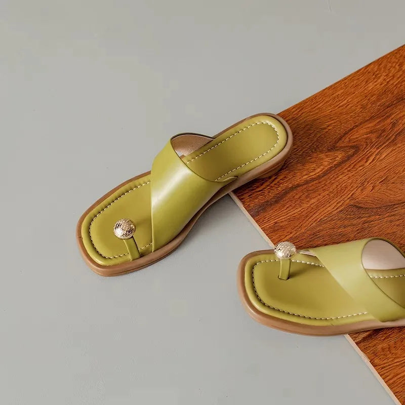 Solista Square Toe Slippers