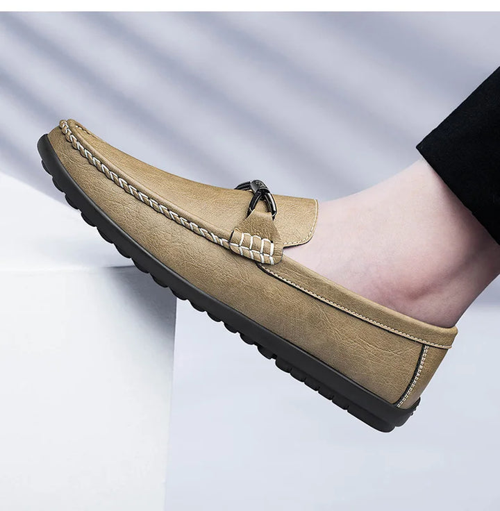 Men Casual Leather Loafers Shoes