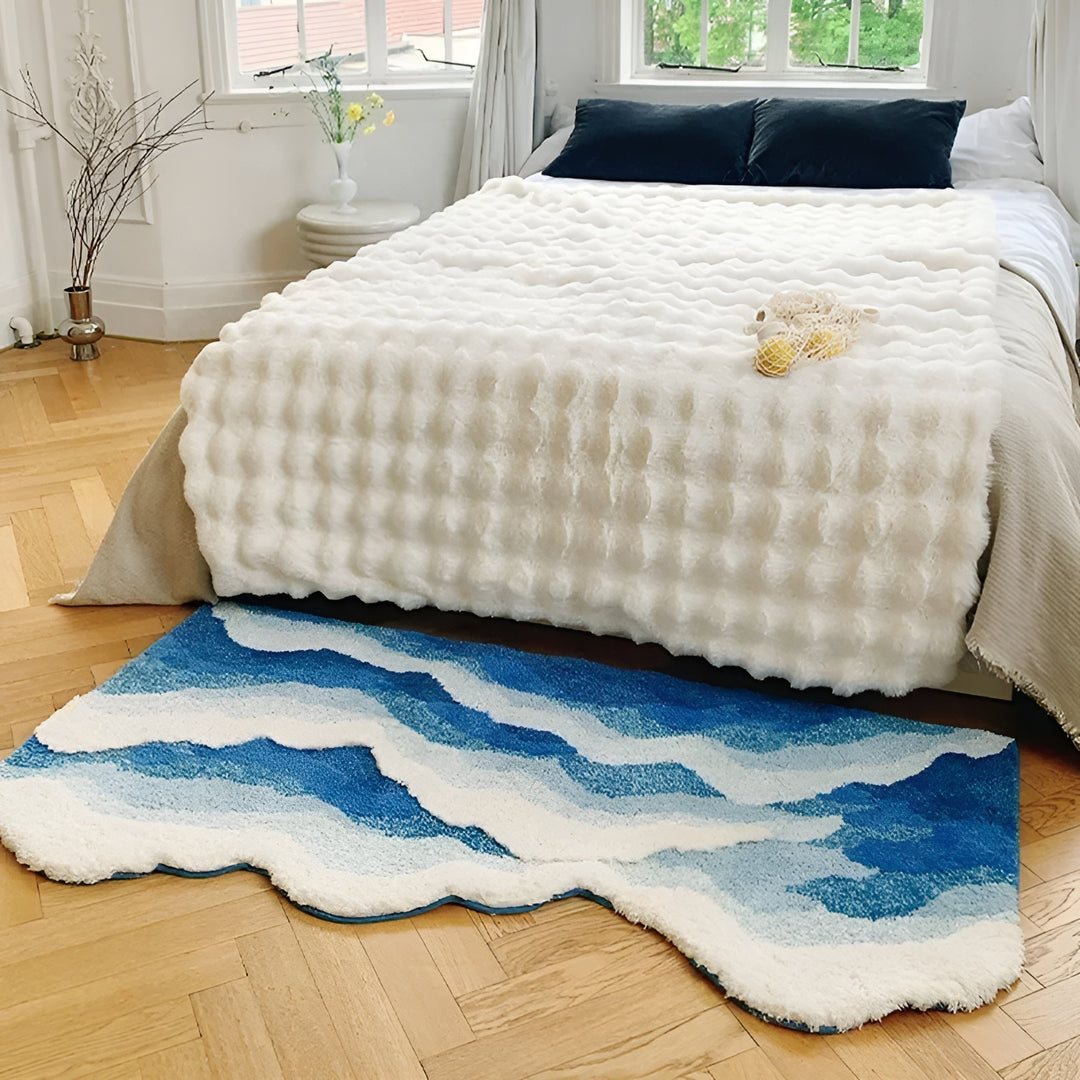 Blue Wave Soft Rug