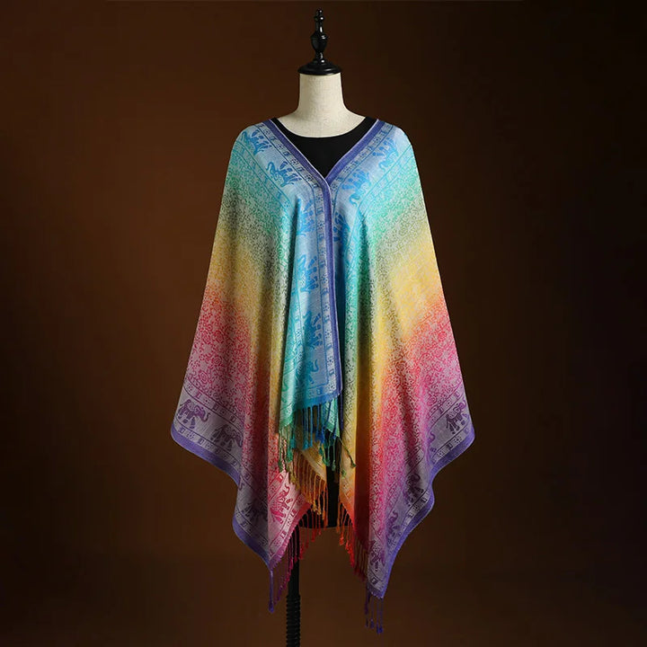 Peacock Prism Scarf