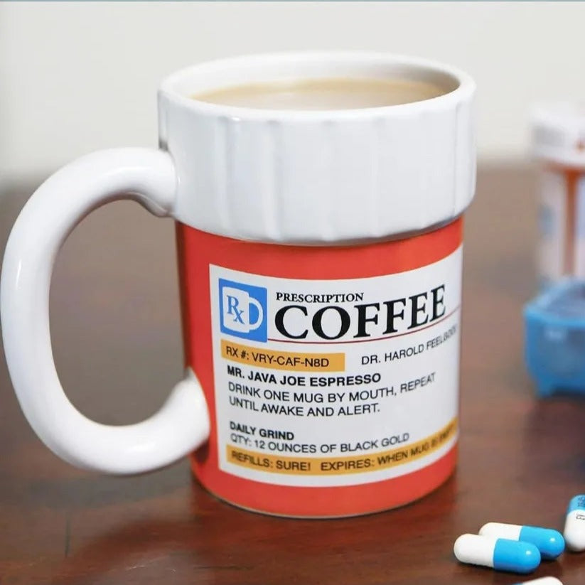 CoffeeRx Prescription Mug