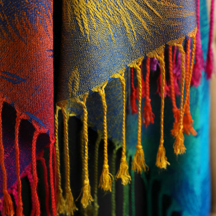 Peacock Prism Scarf