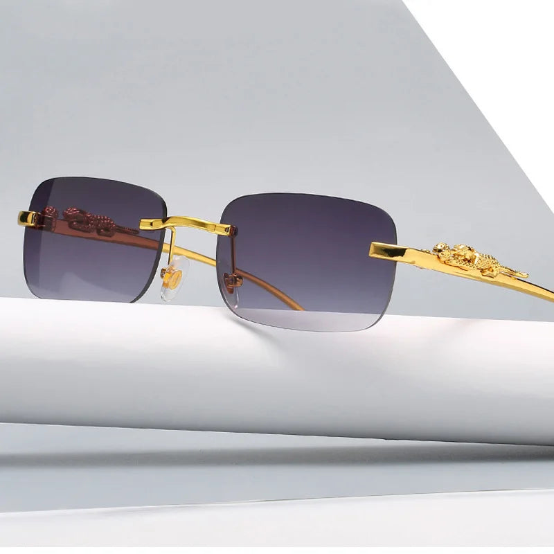 Panthera Rimless Sunglasses