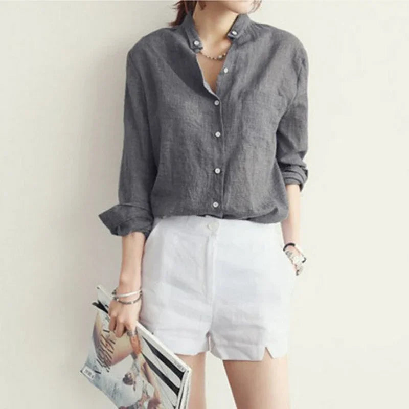 Finesse Women's Linen Shirt