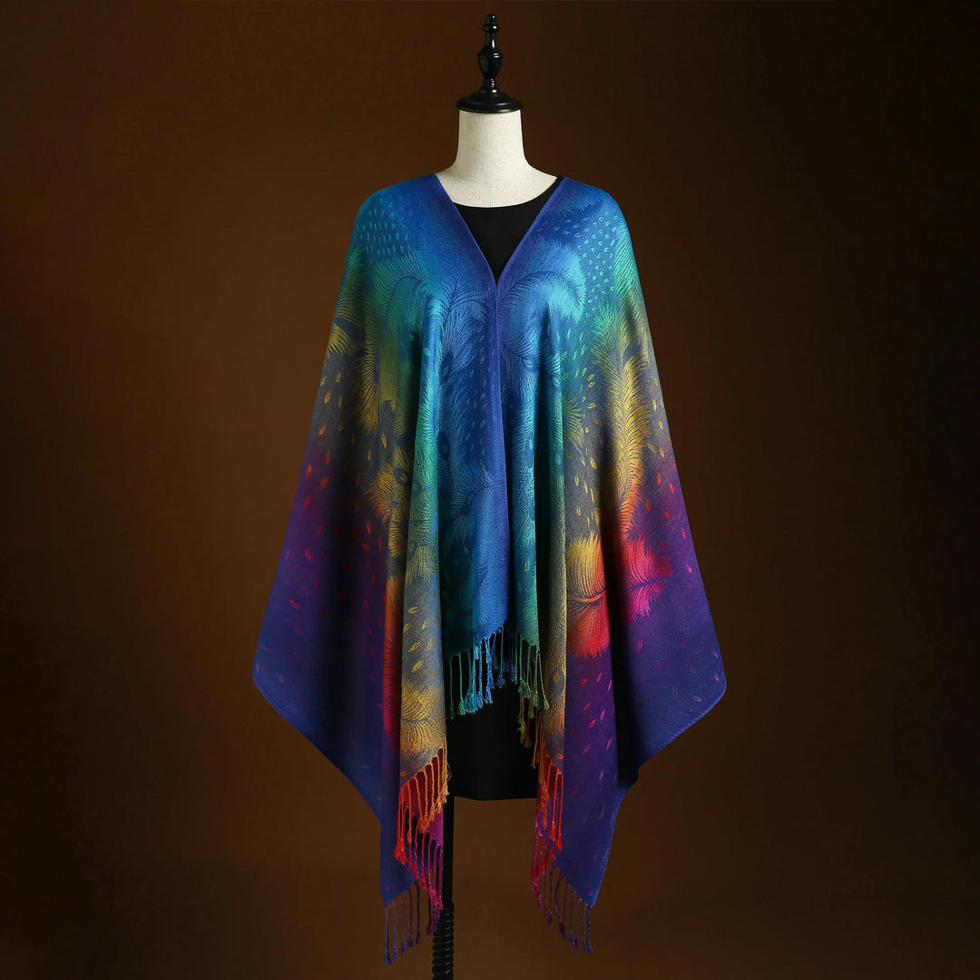 Peacock Prism Scarf