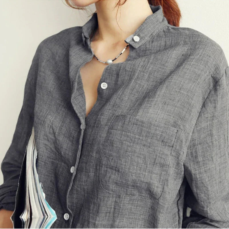 Finesse Women's Linen Shirt