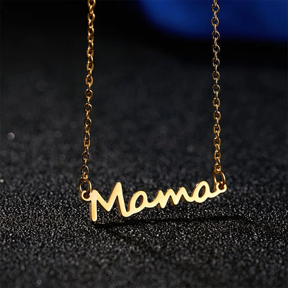 Delicate "Mama" Necklace