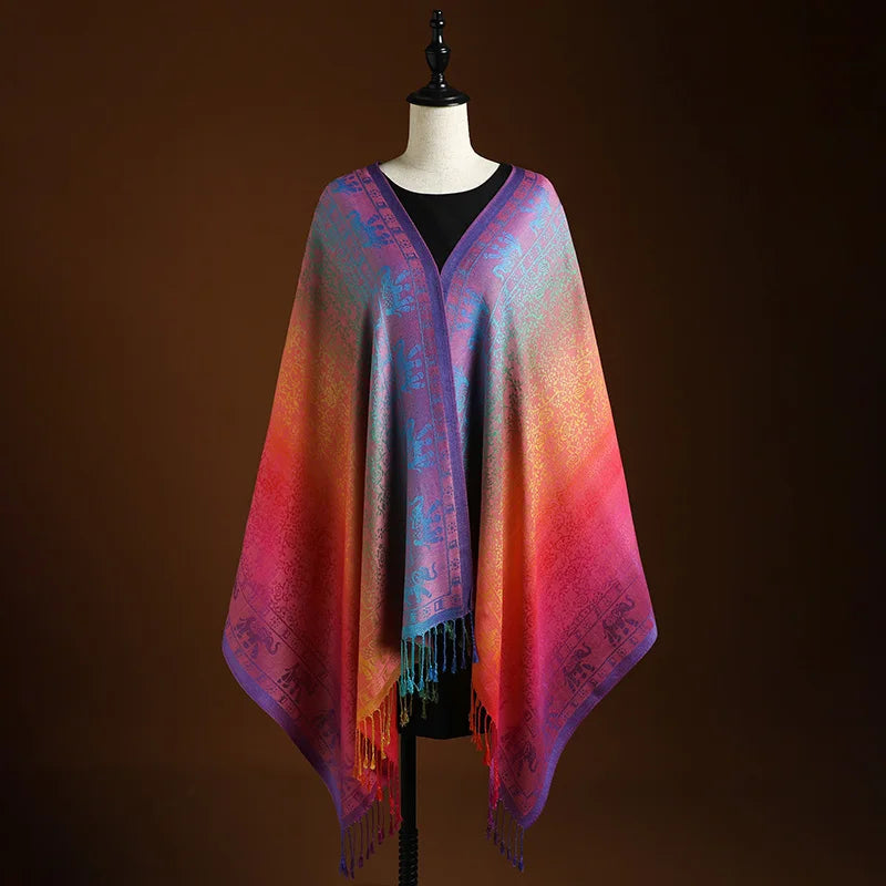 Peacock Prism Scarf