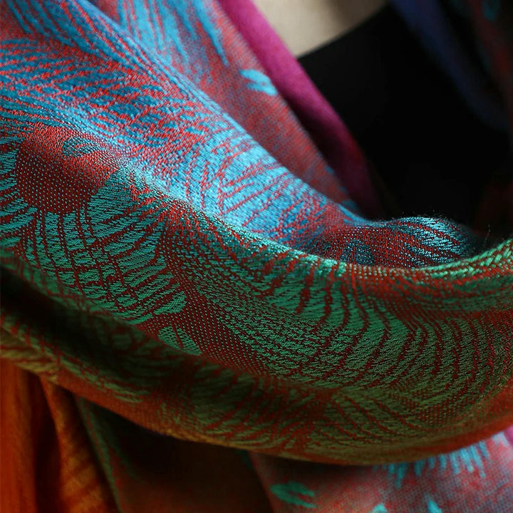 Peacock Prism Scarf