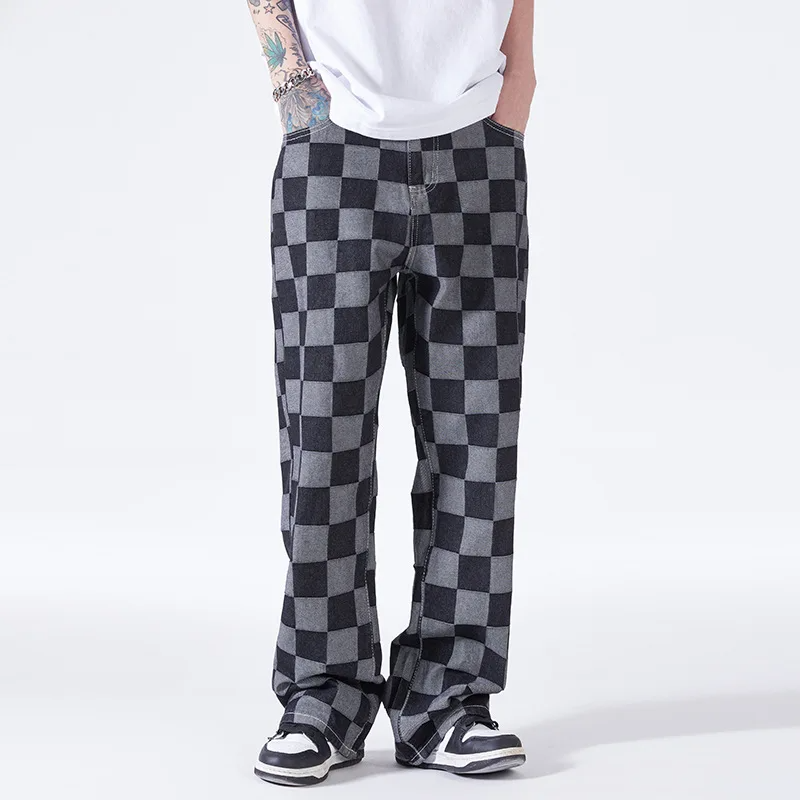 Indigo Renegades Checkered Jeans