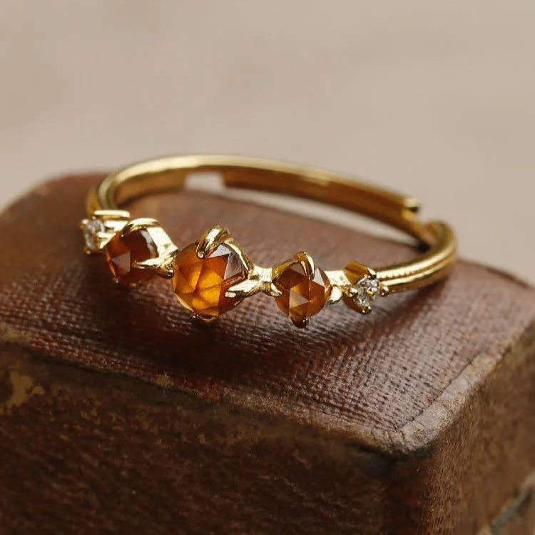 Aurelia Amber Ring