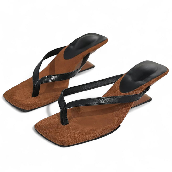 Norali Kitten Heel Sandals