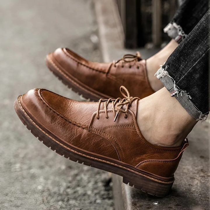 Oak Tread Leather Shoes