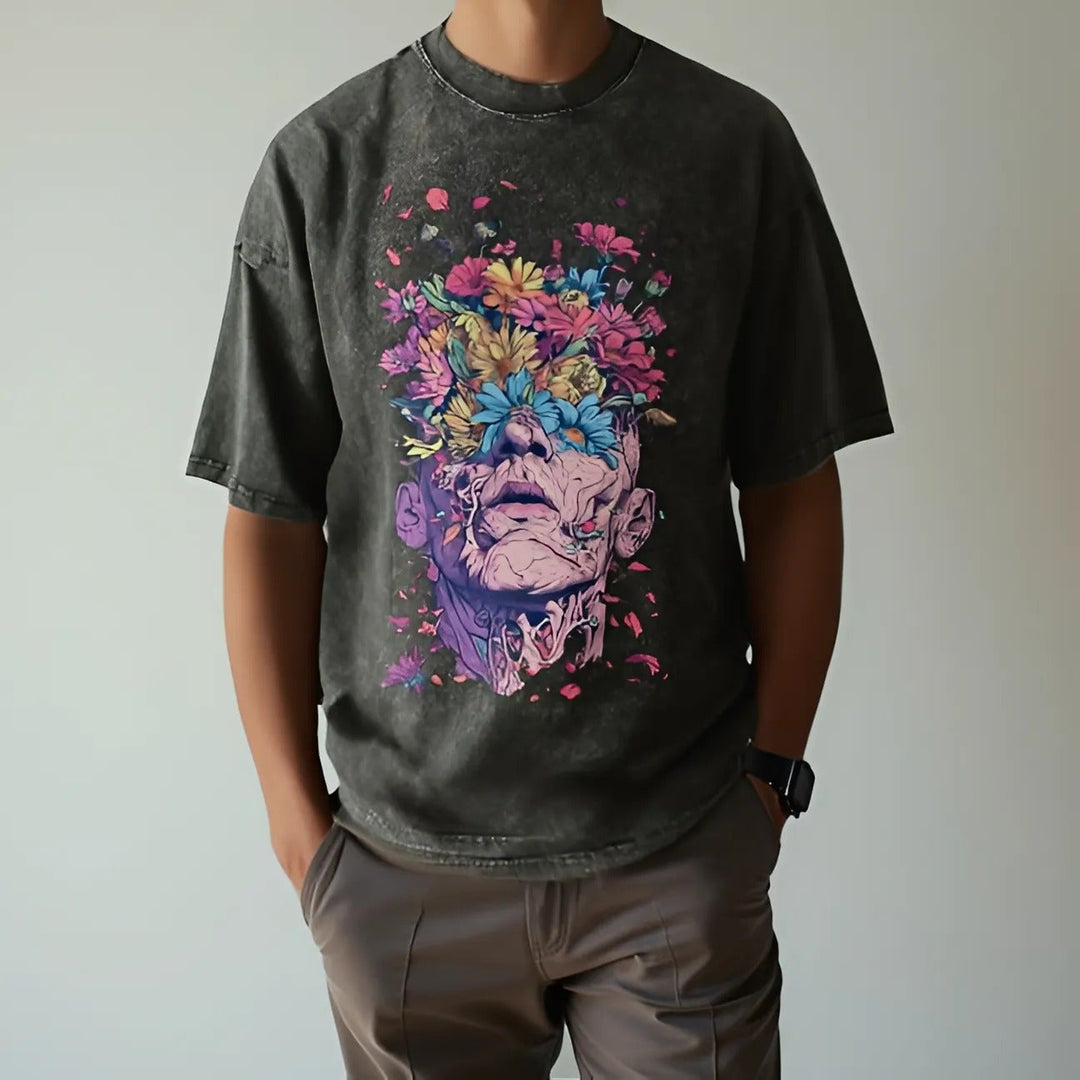 BloomGaze Vintage Washed Tee