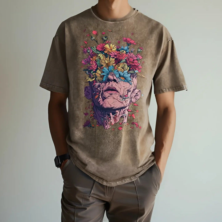 BloomGaze Vintage Washed Tee