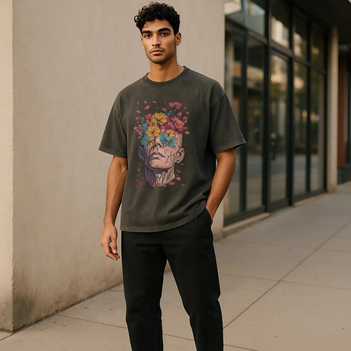 BloomGaze Vintage Washed Tee