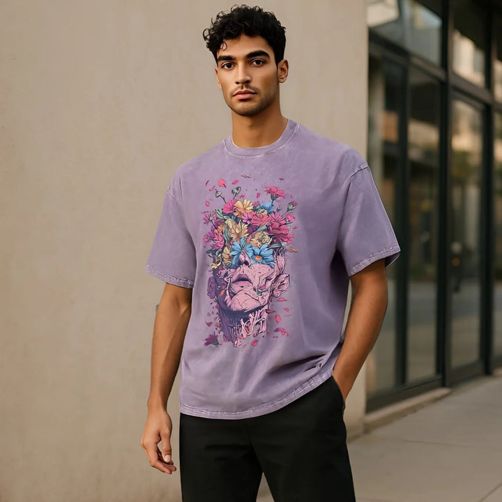 BloomGaze Vintage Washed Tee