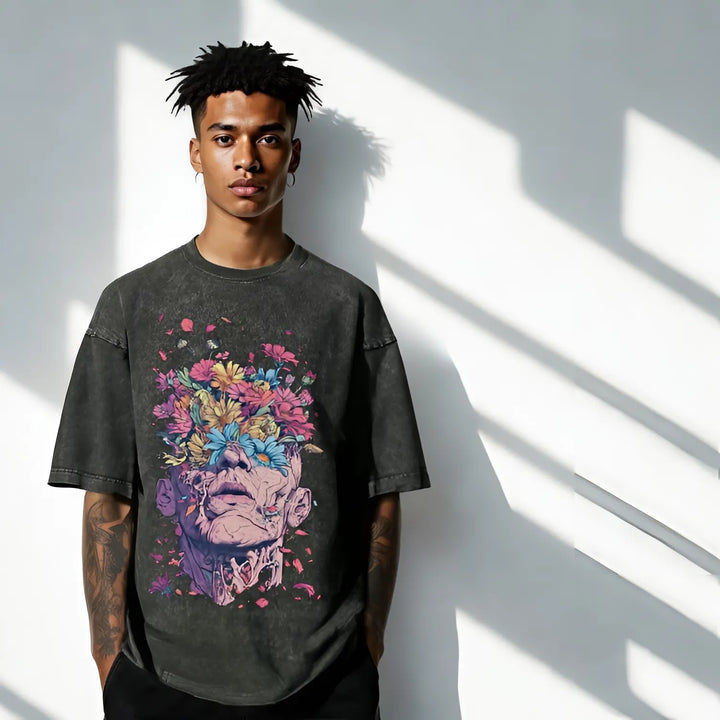 BloomGaze Vintage Washed Tee