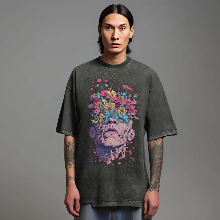 BloomGaze Vintage Washed Tee