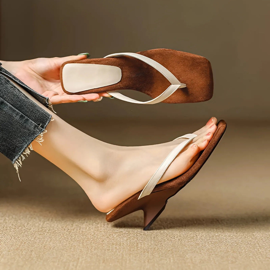Norali Kitten Heel Sandals