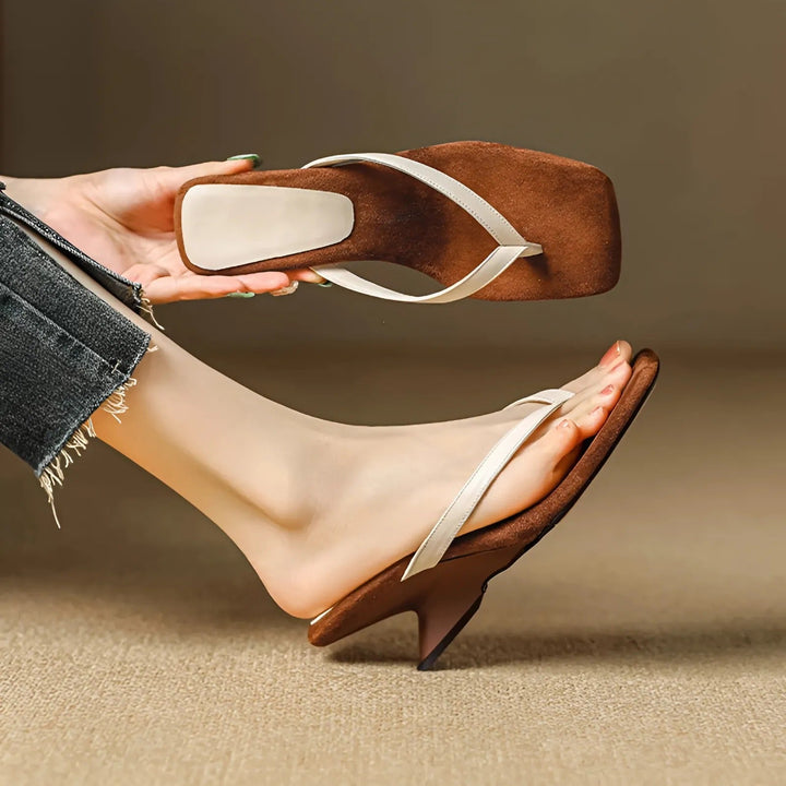 Norali Kitten Heel Sandals