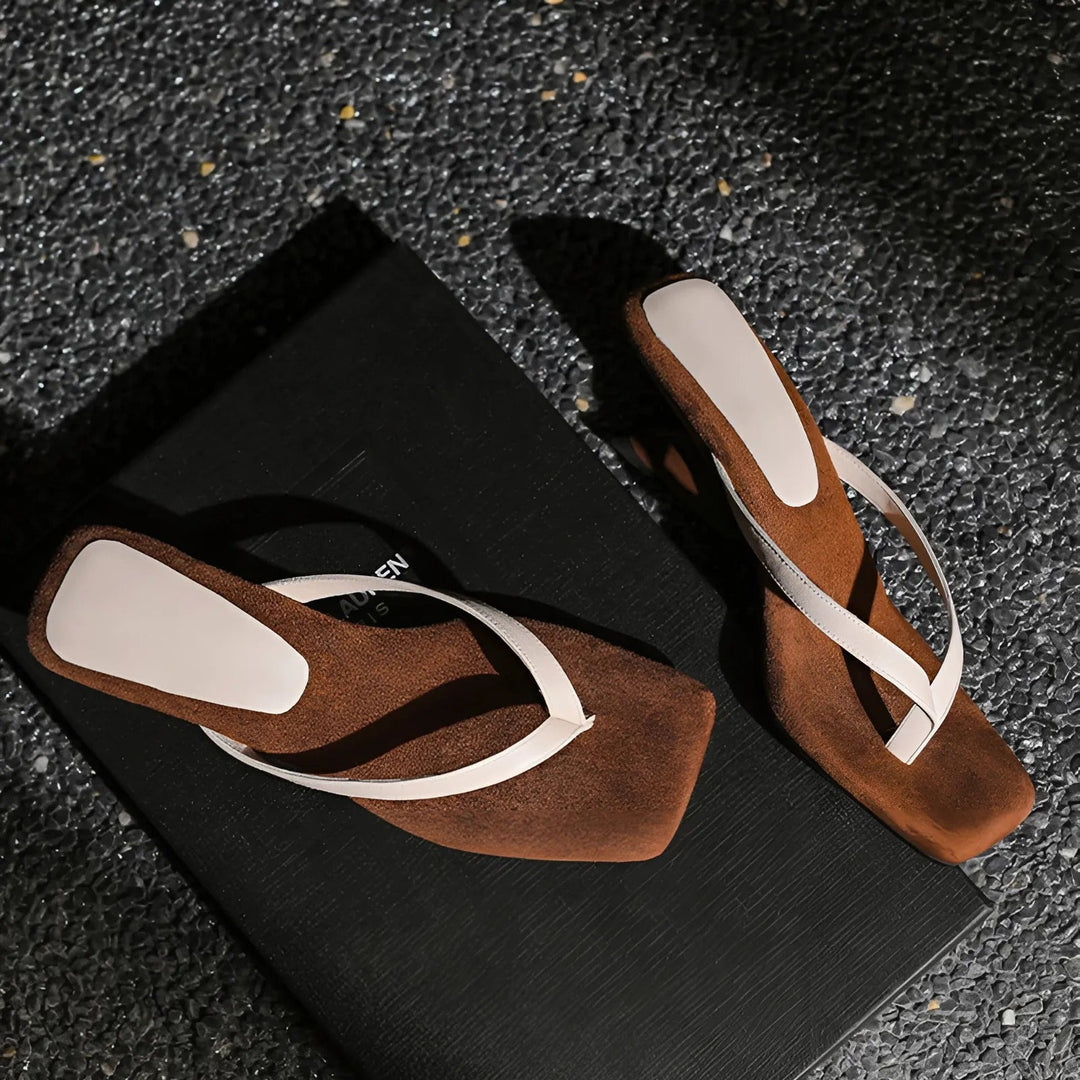 Norali Kitten Heel Sandals