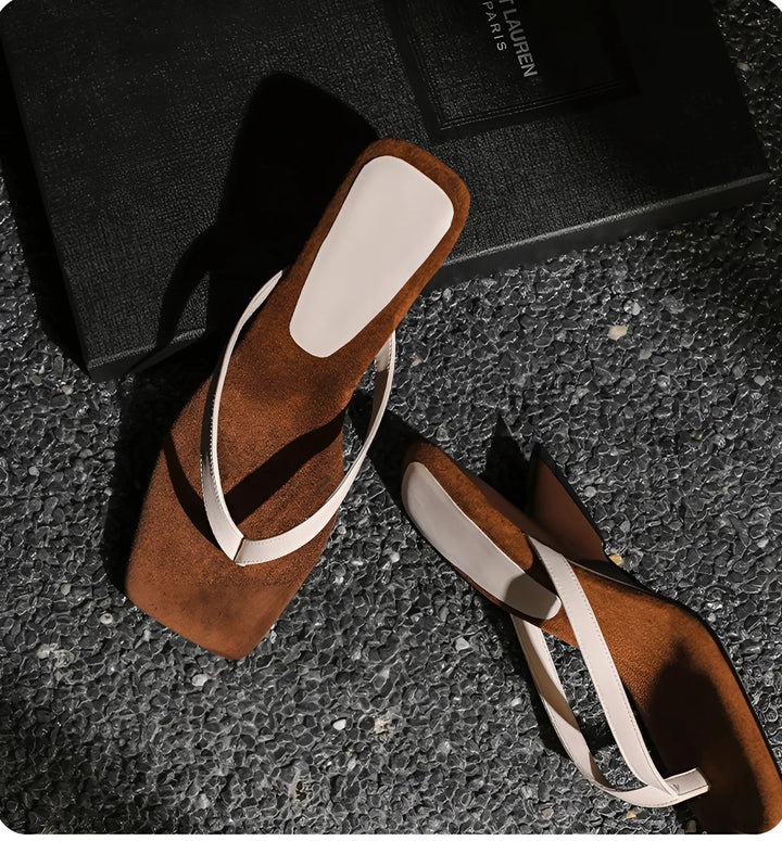 Norali Kitten Heel Sandals