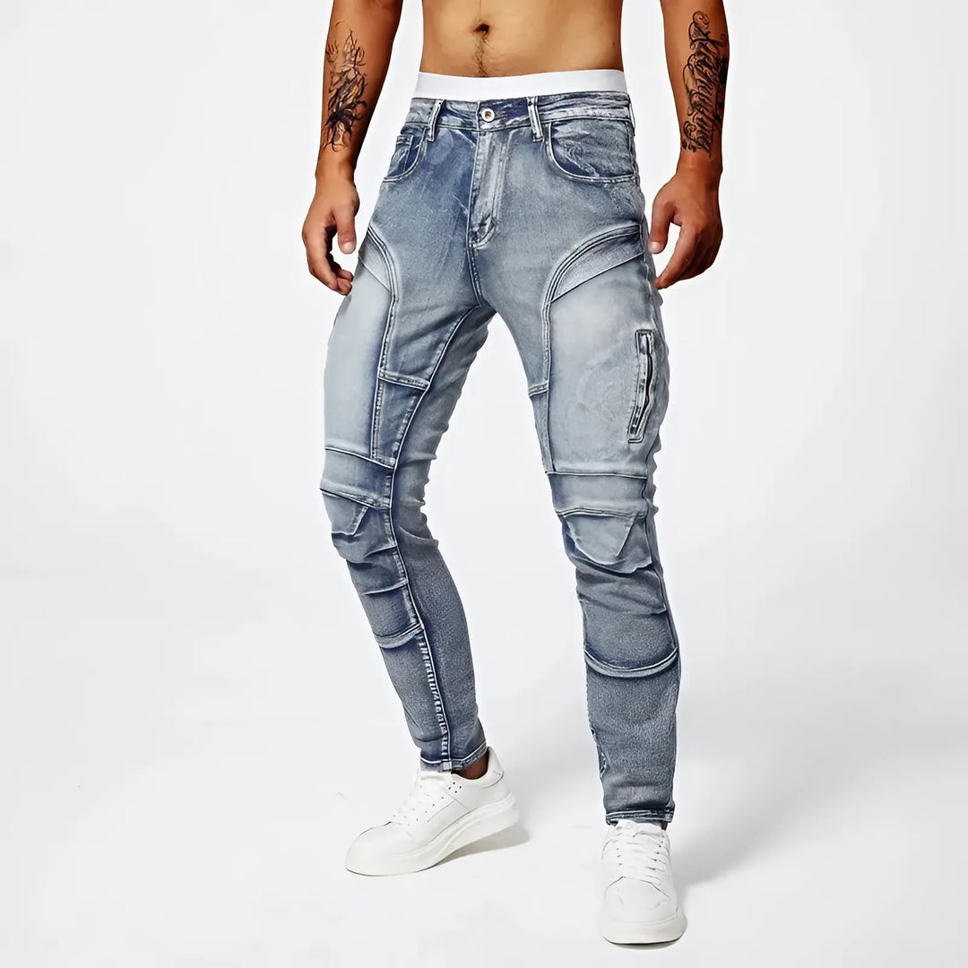 Torque Distressed Men Jeans