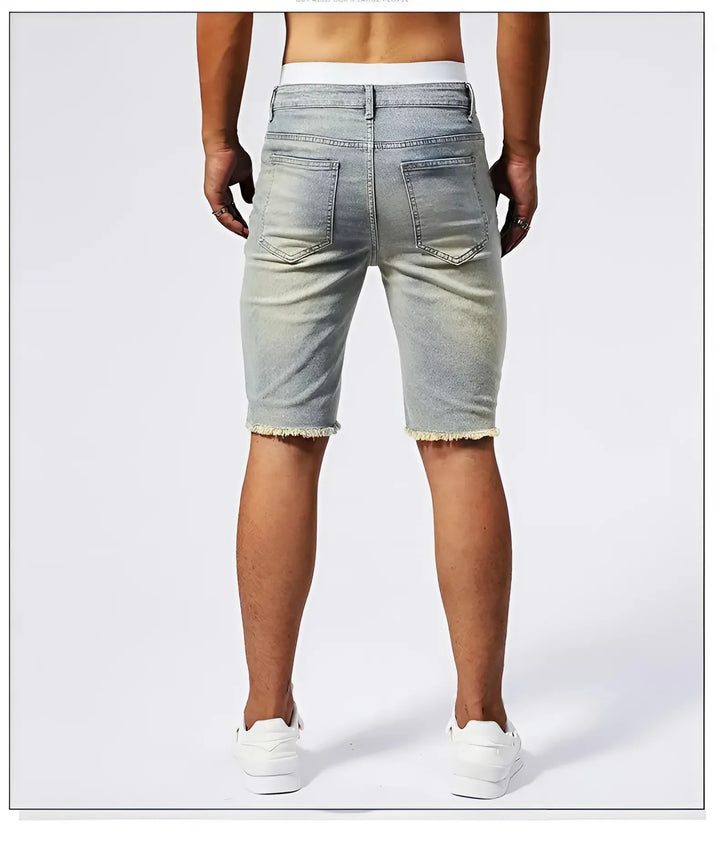 Rawk Men Ripped Shorts