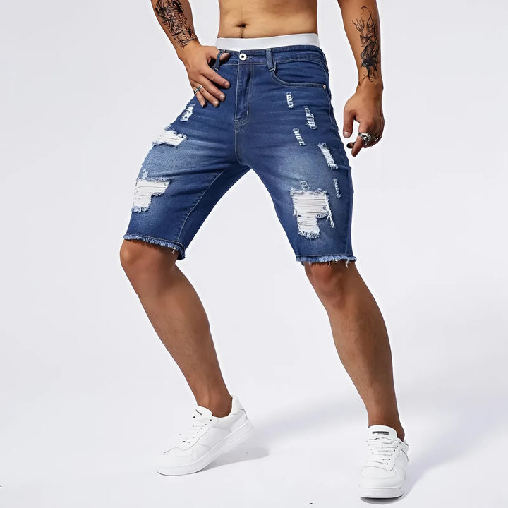 Rawk Men Ripped Shorts