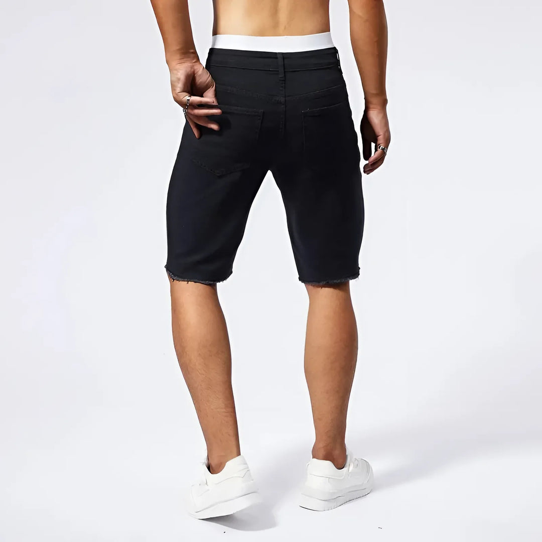 Rawk Men Ripped Shorts