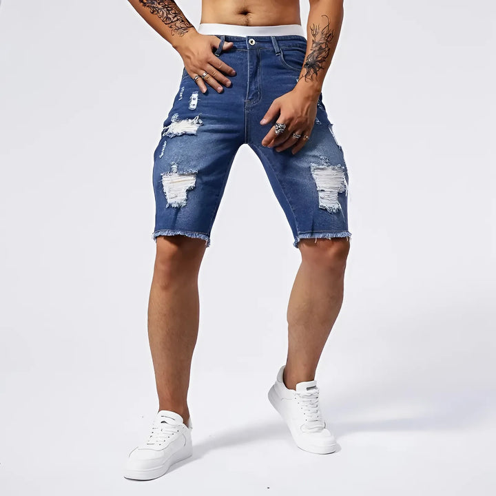 Rawk Men Ripped Shorts
