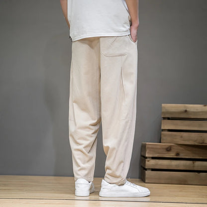 Spring Linen Pants Men