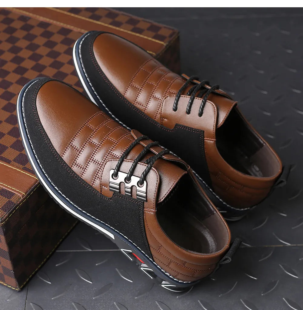 Classic Casual Men Leather Shoes - District Sunday
