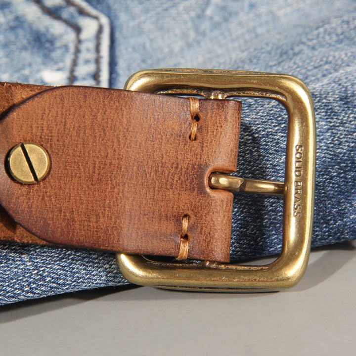 PureBuck Leather Belt