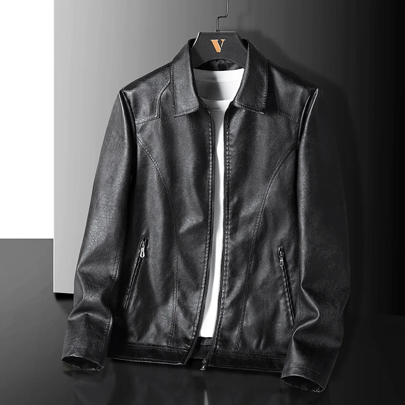 Retro Rider Leather Jacket