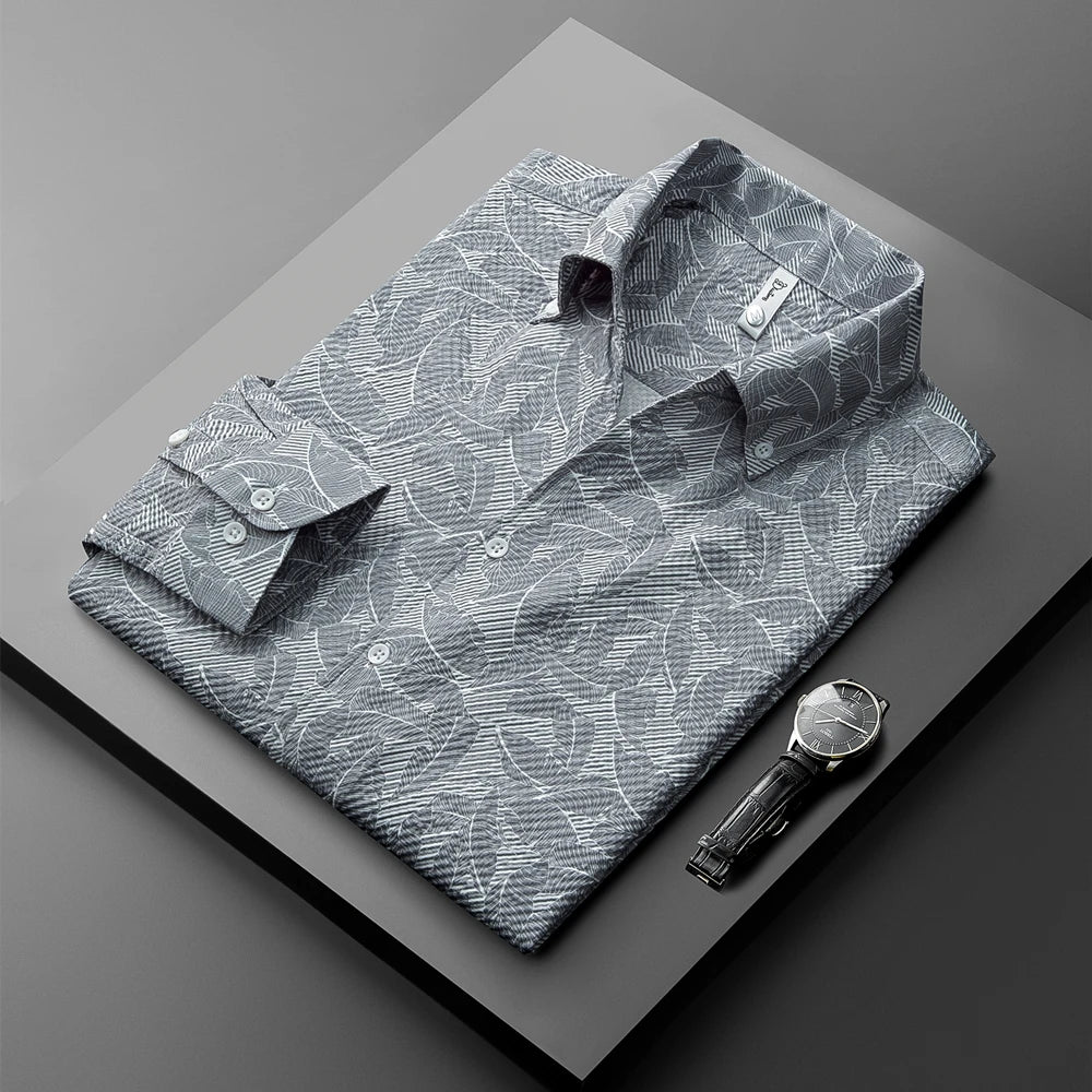 Casual Wrinkle Resistant Dress Shirt