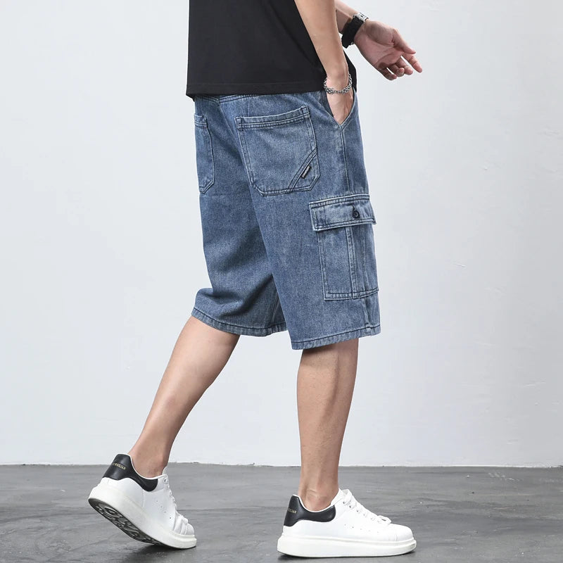 Weekender Cargo Denim Shorts