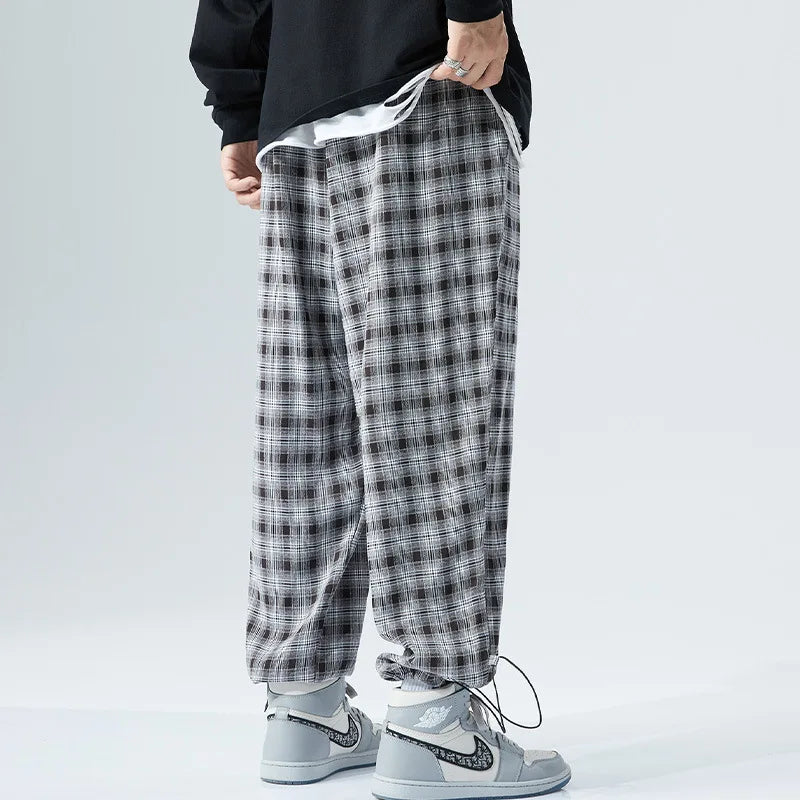 Urban Plaid Joggers Pants