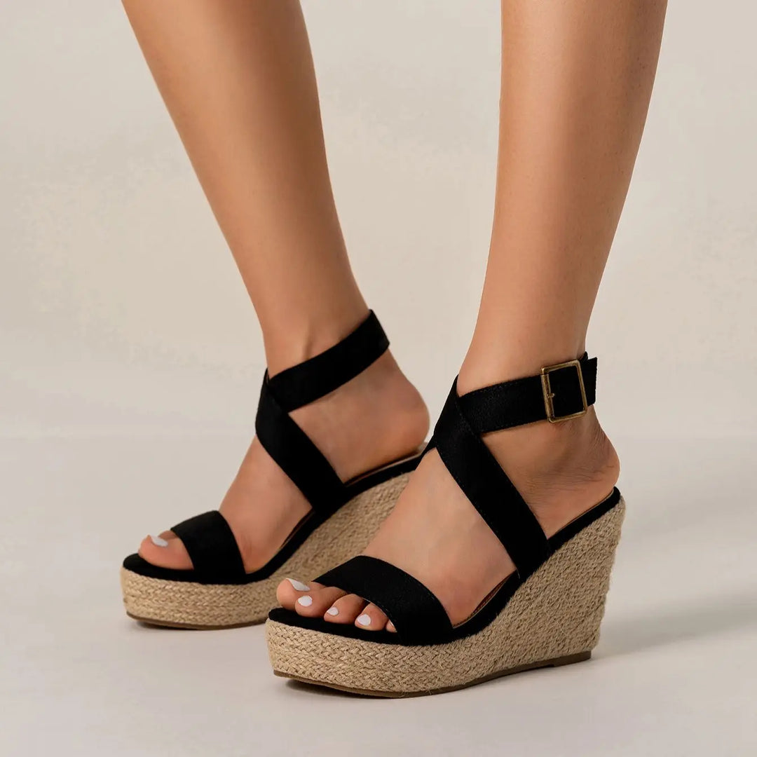 Terra Steps Hemp Wedge Sandals