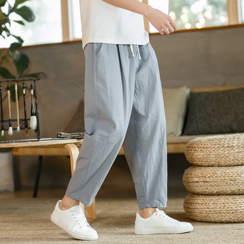 EaseFlow Linen Casual Pants