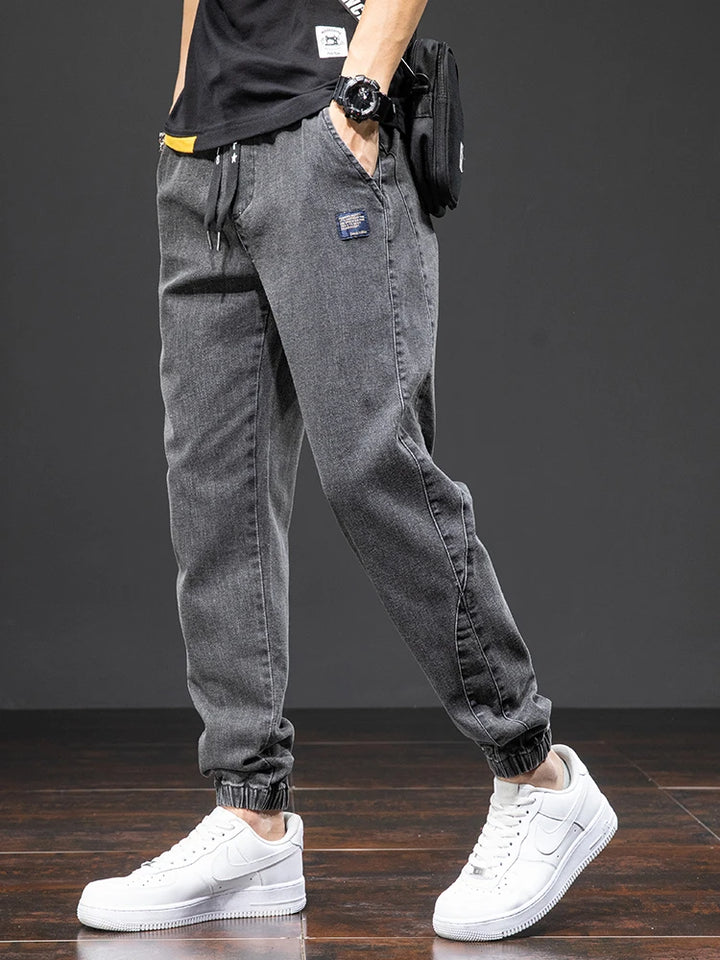 Denim Jogger Pants Men