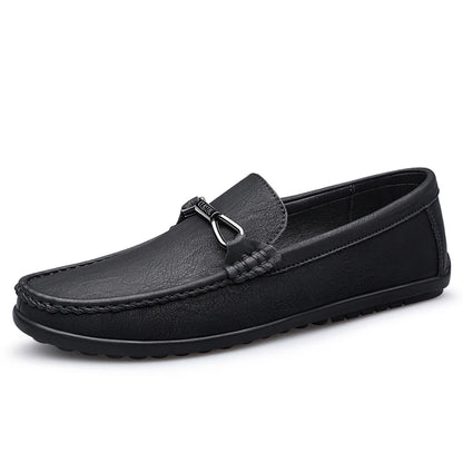 Men Casual Leather Loafers Shoes