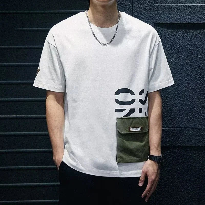 Retrograde Cargo Pocket Oversized Tee