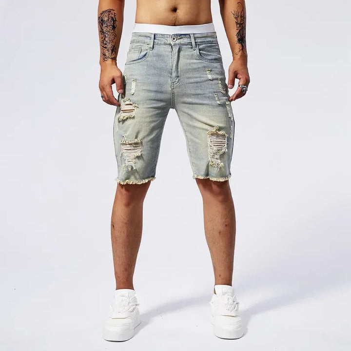 Rawk Men Ripped Shorts