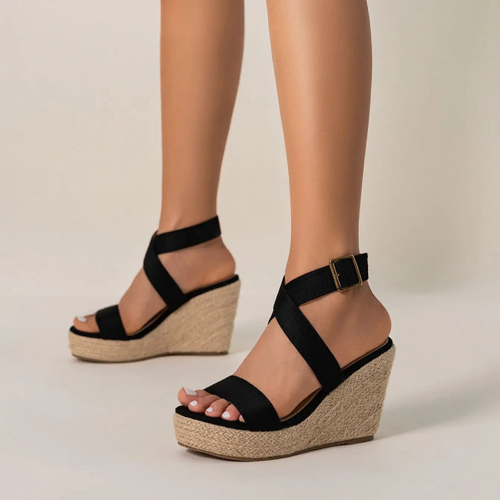 Terra Steps Hemp Wedge Sandals